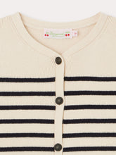 Load image into Gallery viewer, Demy Cardigan navy stripes
