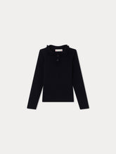 Load image into Gallery viewer, Tiara Polo Sweater navy
