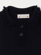 Load image into Gallery viewer, Tiara Polo Sweater navy
