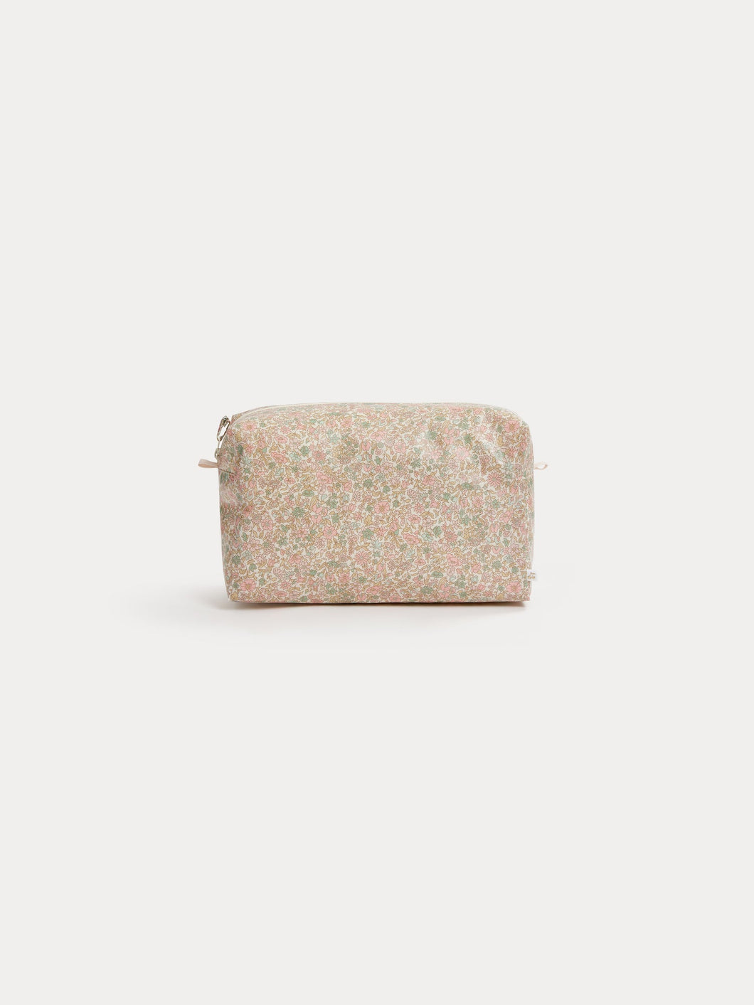 Zippered Pouch pink flowers