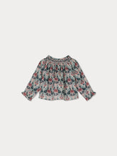 Load image into Gallery viewer, Griotte Smocked Blouse fig
