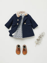 Load image into Gallery viewer, Moka Coat navy
